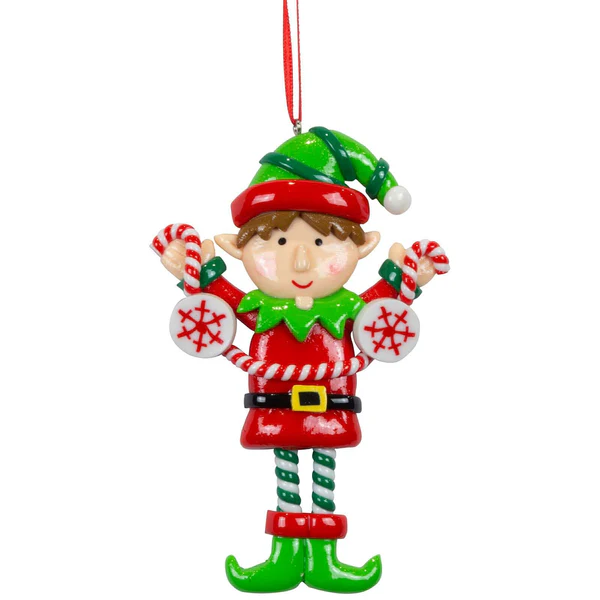 Baumschmuck Wichtel Schneeflocke 13cm