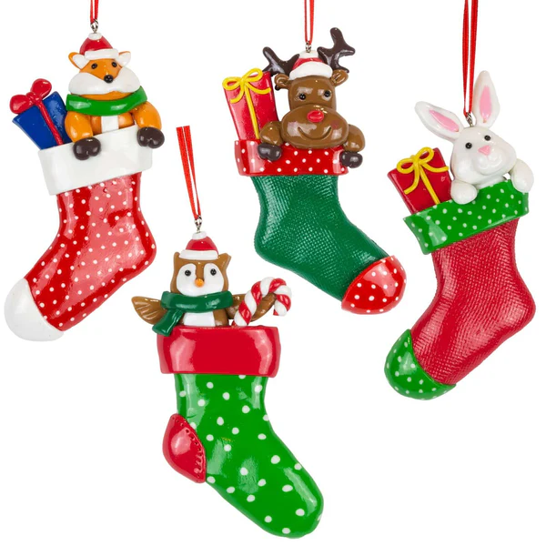 Baumschmuck Socken Polyclay, 12cm