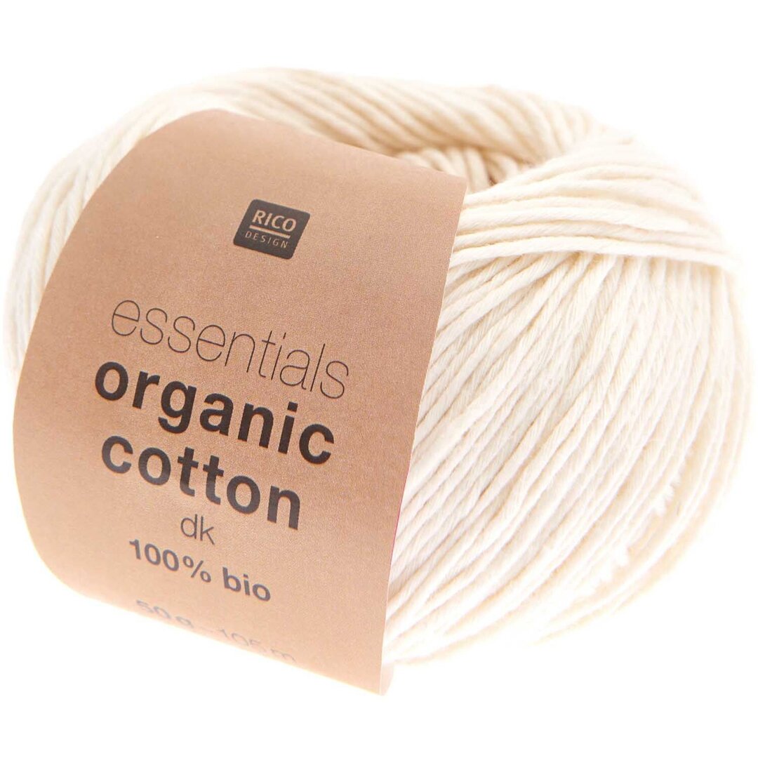 Essentials Organic Cotton dk 50g 105m Farbe Creme