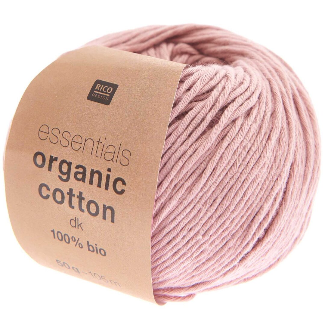Essentials Organic Cotton dk 50g 105m Farbe Altrosa