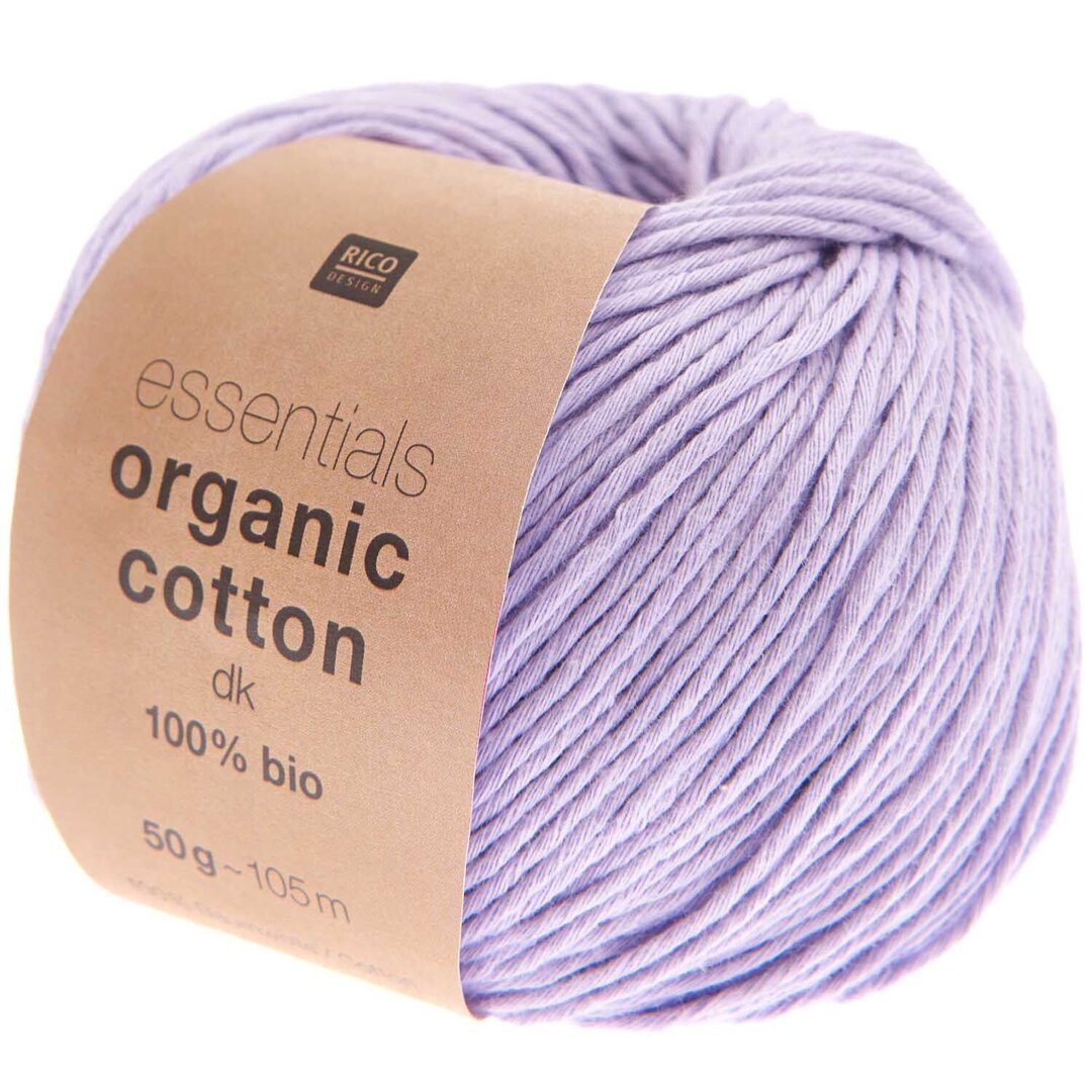 Essentials Organic Cotton dk 50g 105m Farbe Flieder