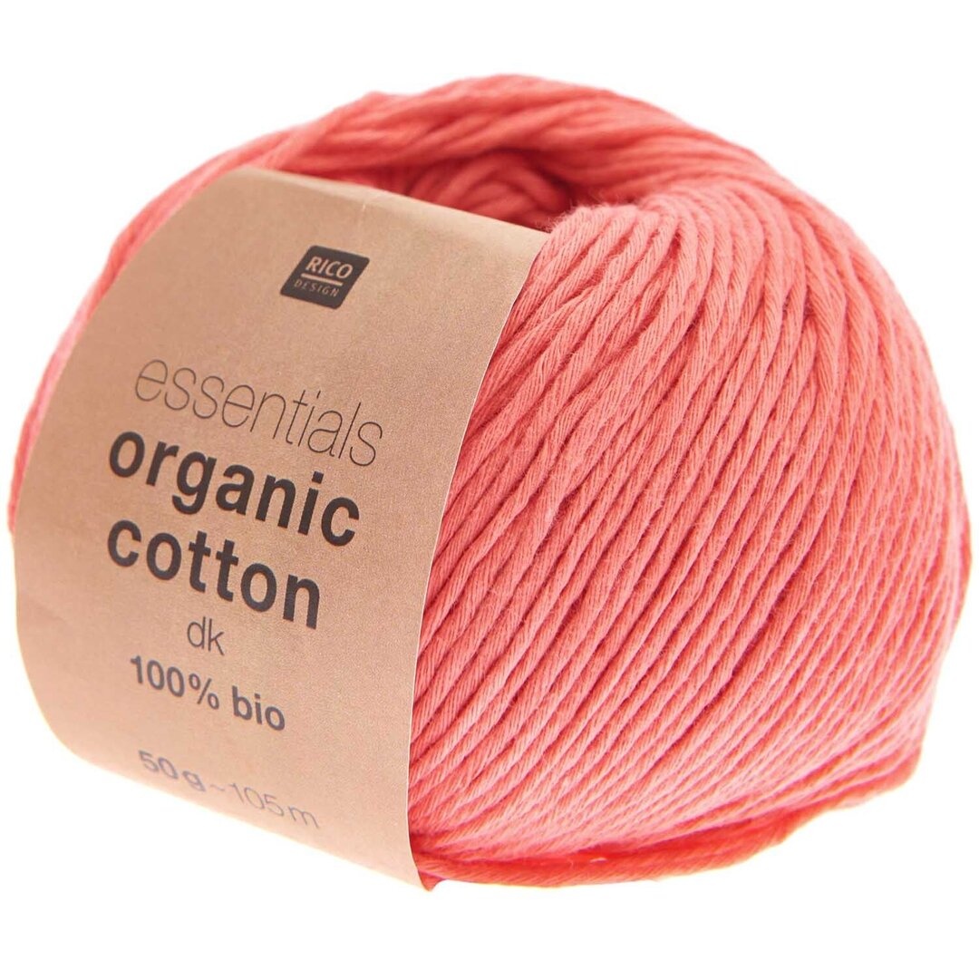Essentials Organic Cotton dk 50g 105m Farbe Azalee