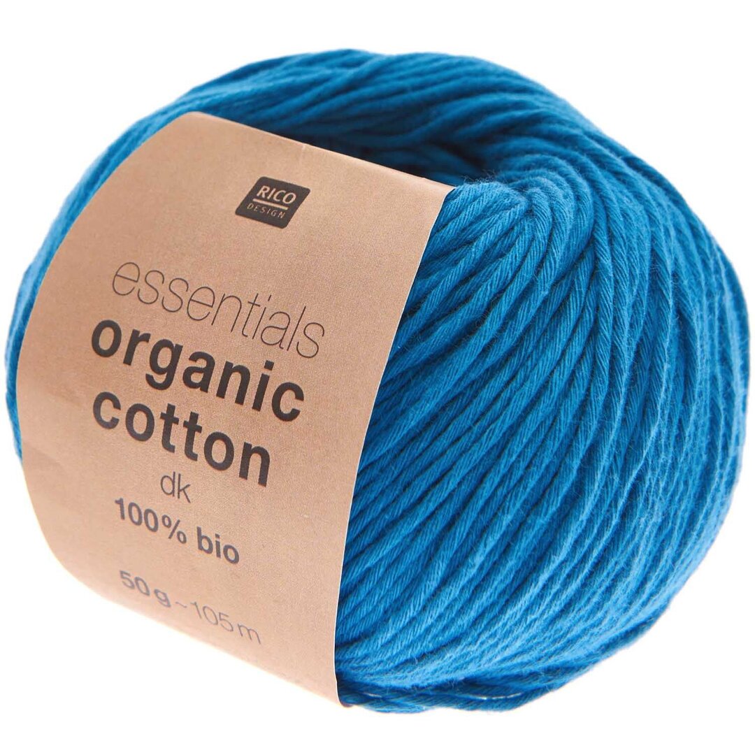Essentials Organic Cotton dk 50g 105m Farbe Himmelblau