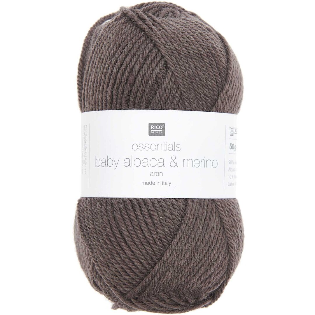 Essentials Baby Alpaca & Merino aran 50g 100m Taupe