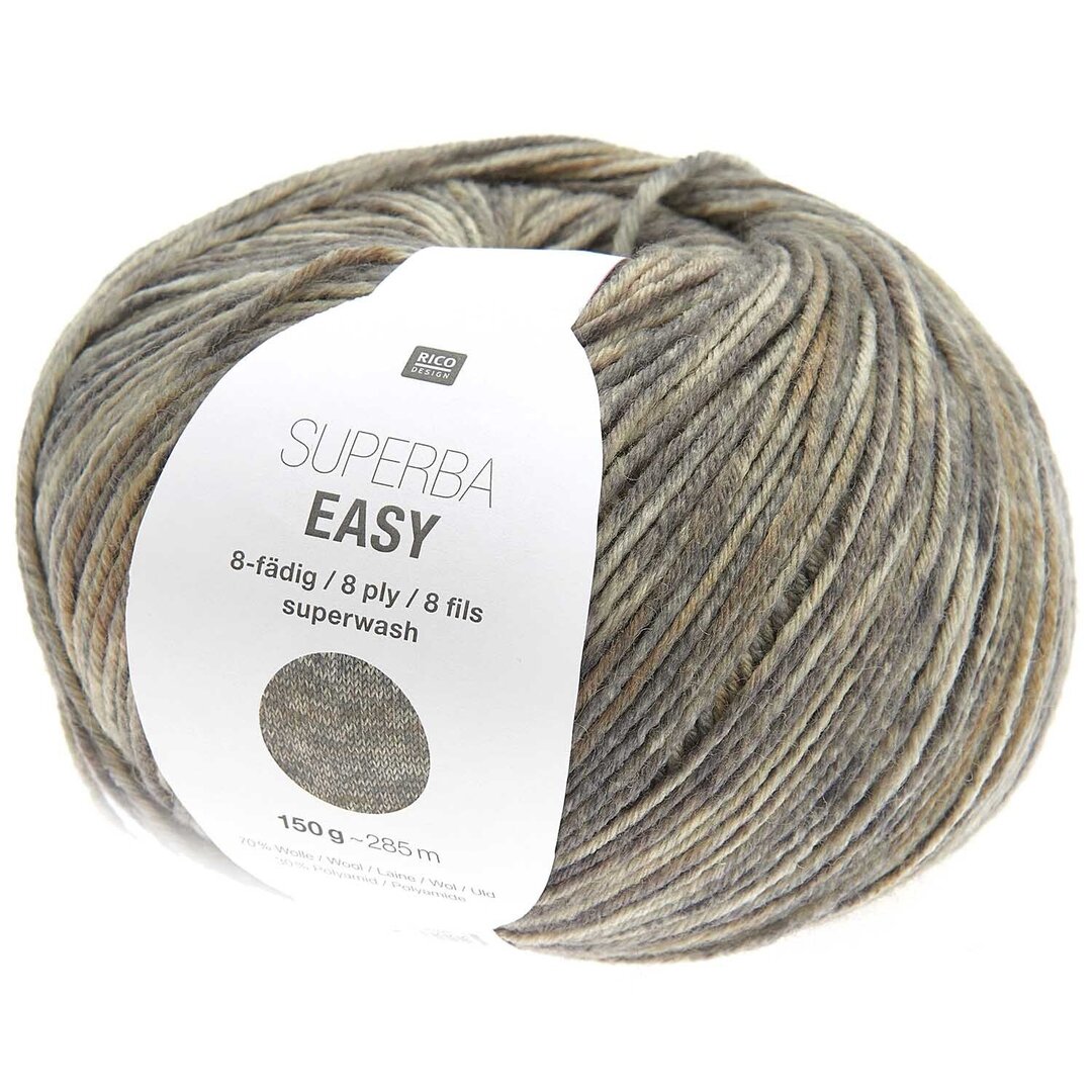 Superba Easy 8 8fädig 150g 285m Farbe Pebbles