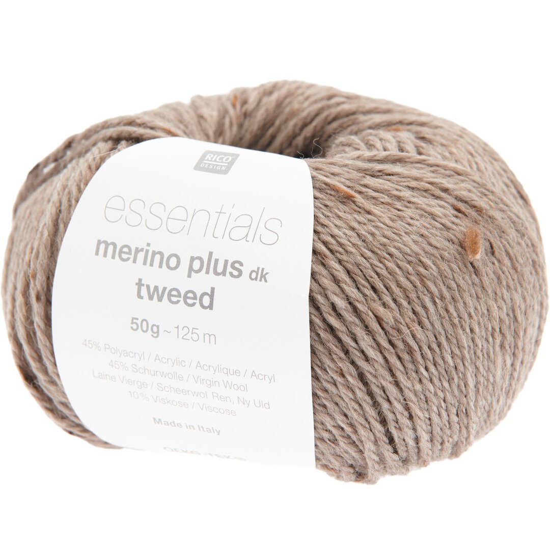 Essentials Merino Plus Tweed dk 50g 125m Farbe Beige
