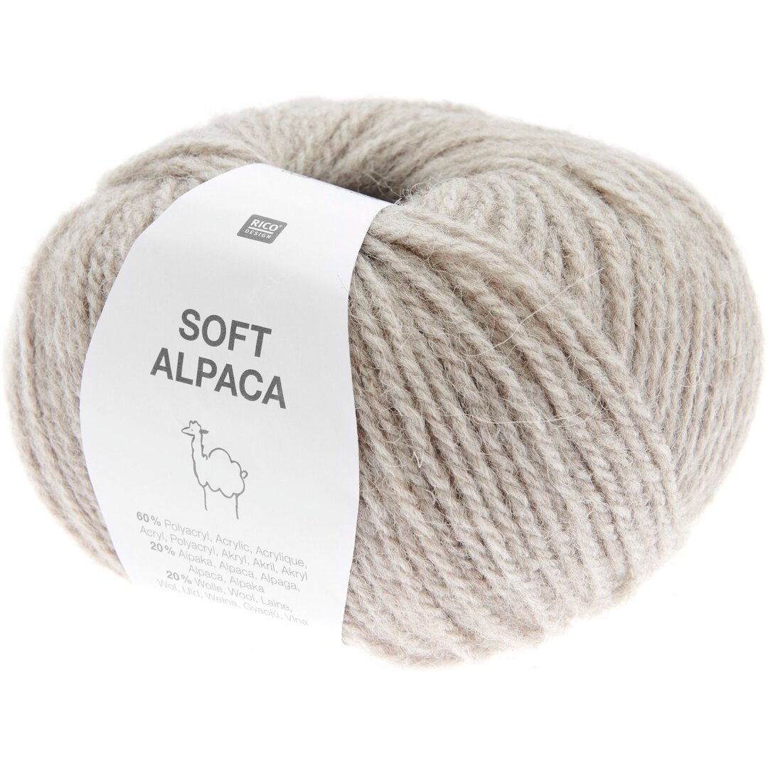 Soft Alpaka 50g 125m Farbe Beige