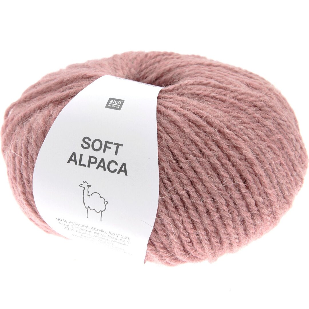Soft Alpaka 50g 125m Farbe Rosa