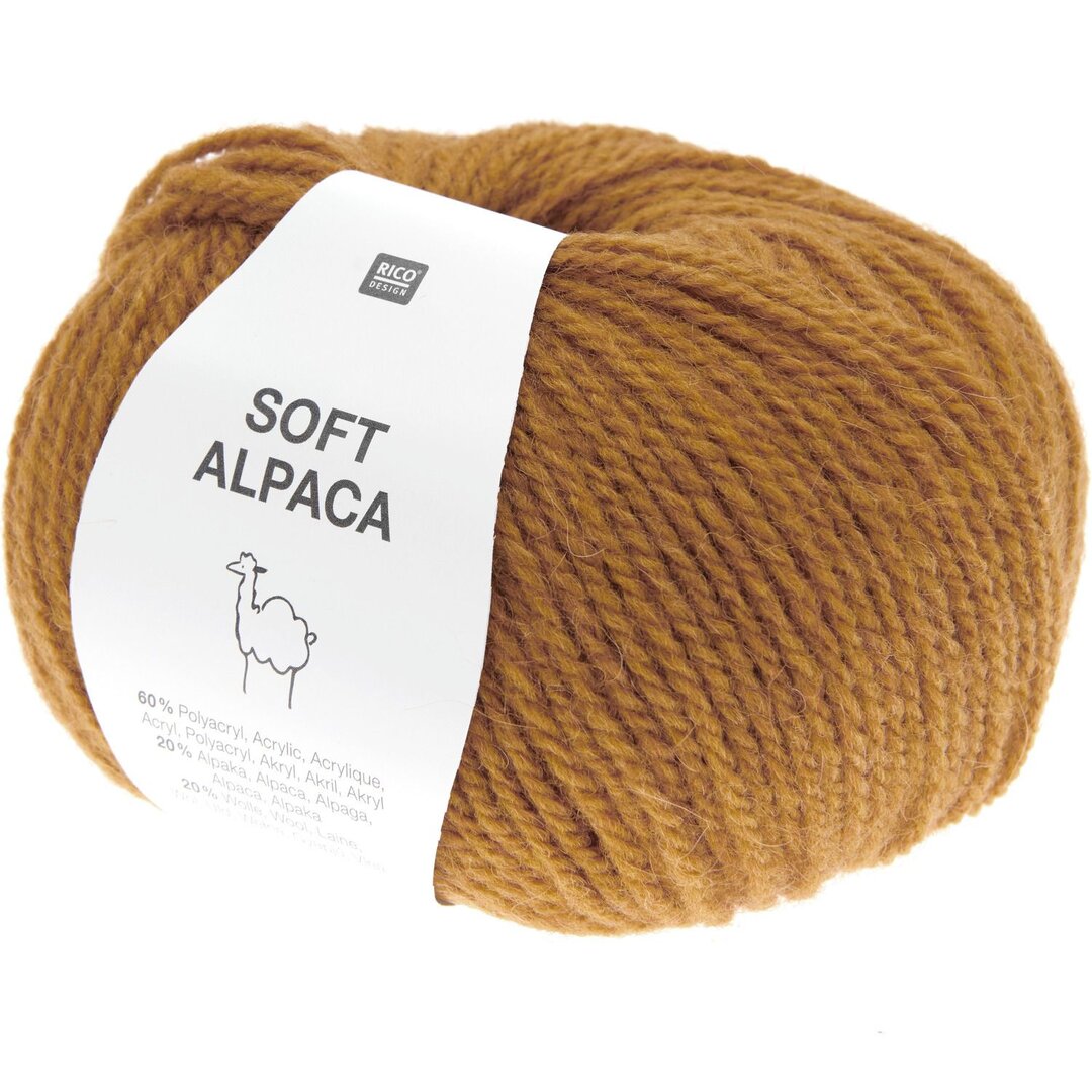 Soft Alpaka 50g 125m Farbe Senf