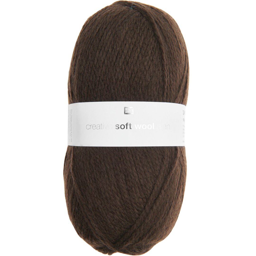 Creative Soft Wool aran 100g 300m Farbe Schokolade