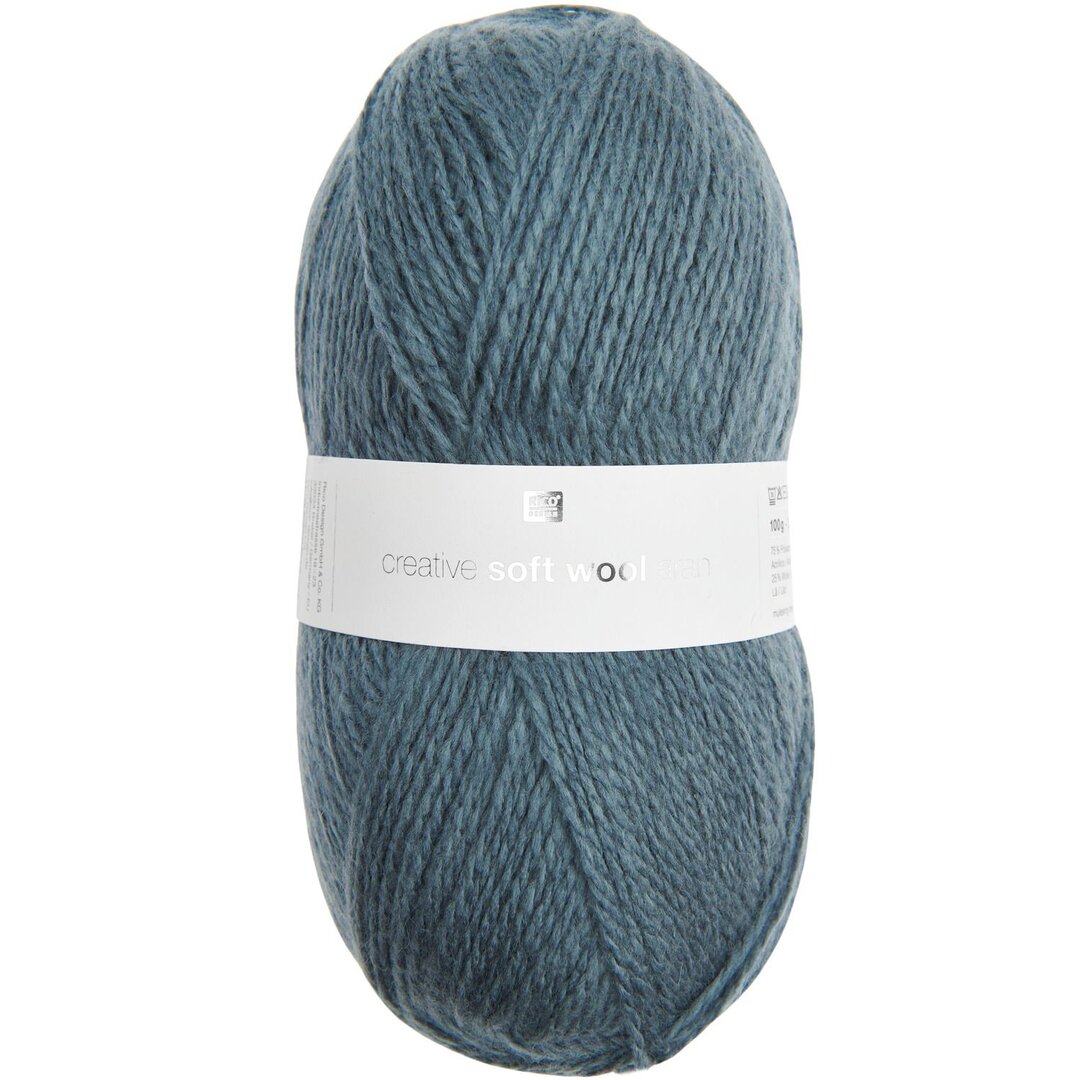Creative Soft Wool aran 100g 300m Farbe Atlanikblau