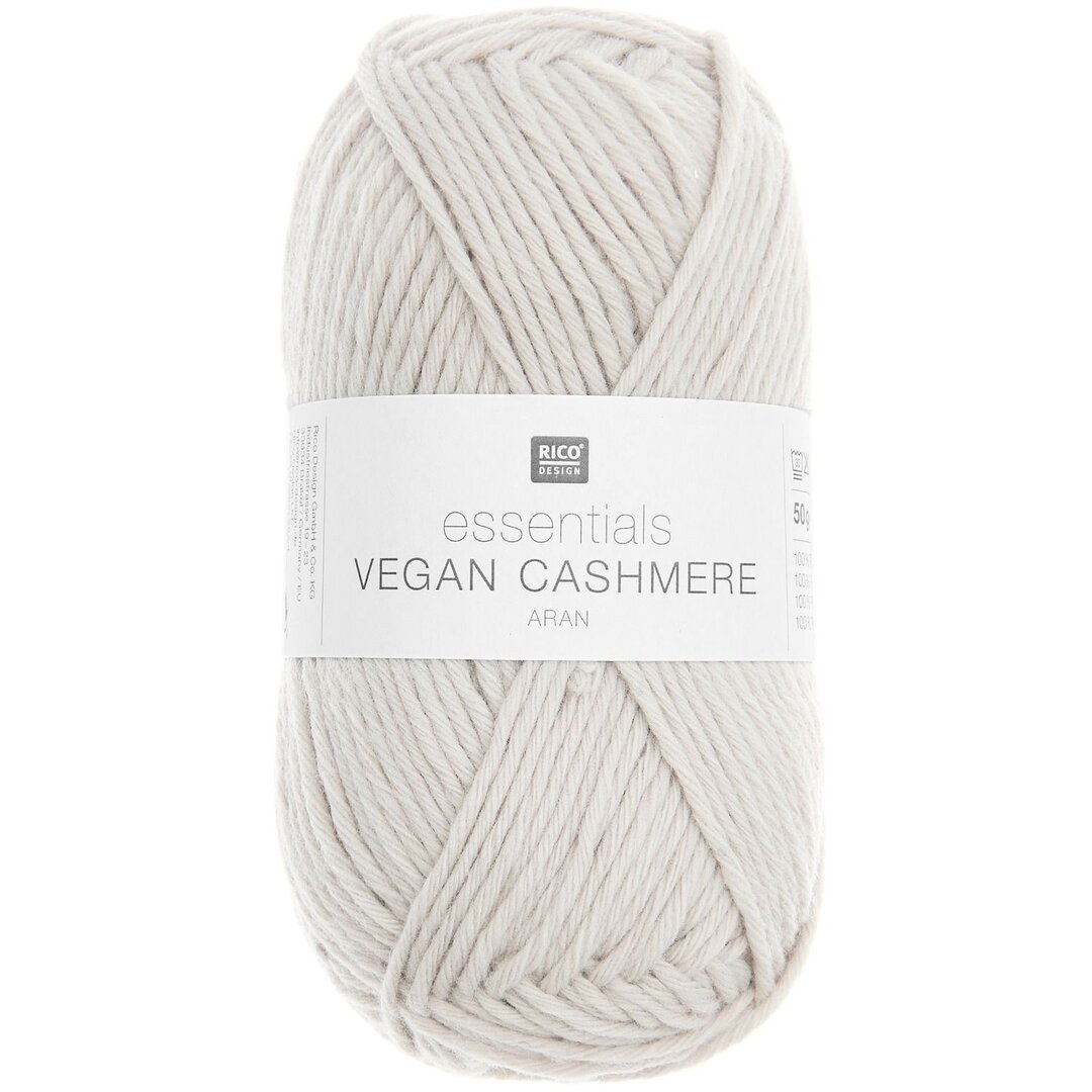 Essentials Vegan Cashmere aran 50g 100m Farbe Creme