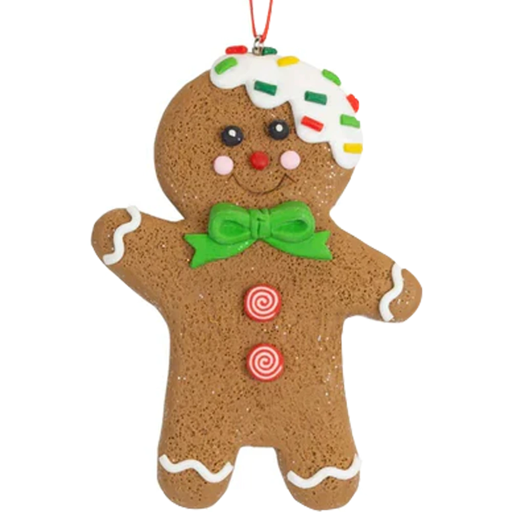 Baumschmuck Polyclay, Lebkuchen A, 10cm